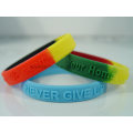 Colorful Custom Debossed/Embssed/Print Silicone Wristband